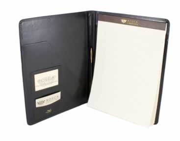 Bosca Legal Pad 8.5 x 11 Black  Old Leather