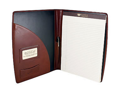 Bosca Legal Pad 8.5 x 11 Cognac Old Leather