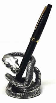 Jac Zagoory Coiling Snake Pen Holder